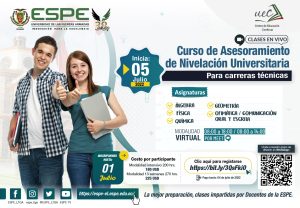 CURSO DE ASESORAMIENTO DE NIVELACIÓN UNIVERSITARIA @ La Universidad de las Fuerzas Armadas ESPE Sede Latacunga